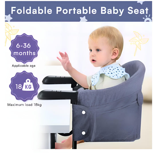 UBRAVOO – Cadeira de Mesa para Bebés Encaixável | Portátil e Segura (6 meses a 3 anos)