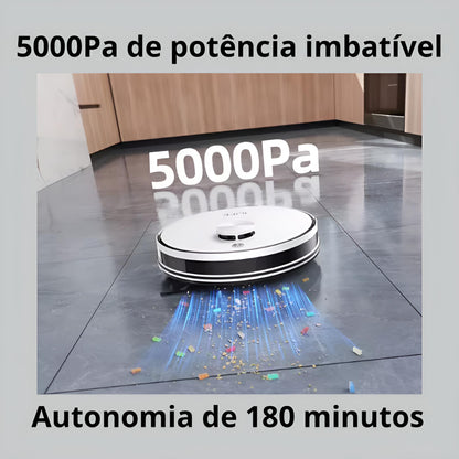 ILIFE Aspirador Robô A30 Pro – 5000Pa, Auto-esvaziamento e App
